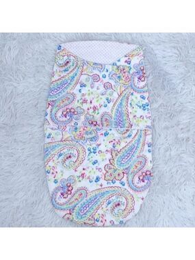 Handmade flannel new born baby swaddle